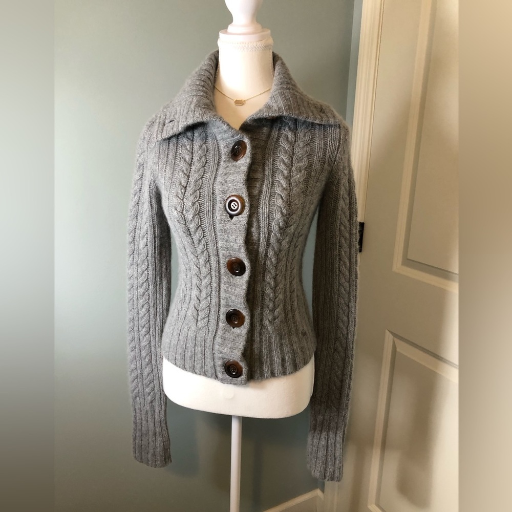 Vintage Abercrombie & Fitch Wool, Rabbit, Cashmere Blend Sweater. Size M